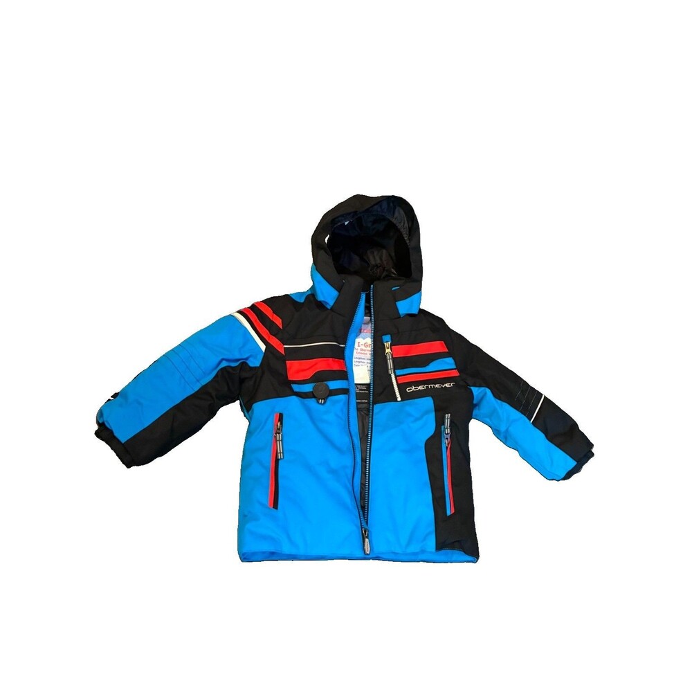 obermeyer multicolor unisex i-grow extended wear kids ski jacket size 4 NWOT